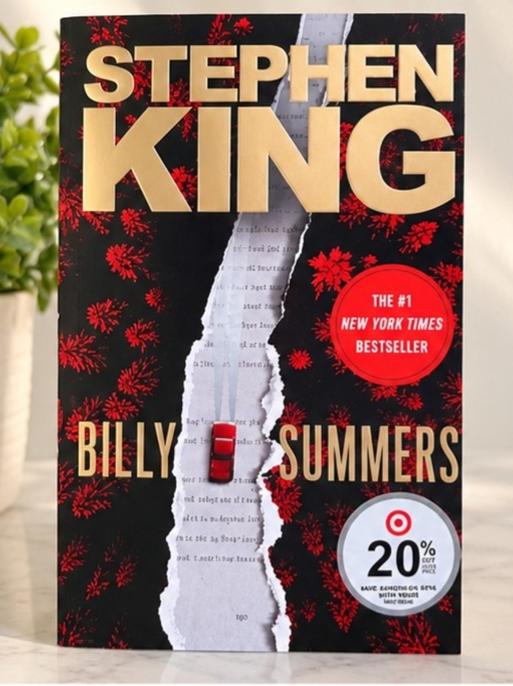 Billy Summers Paperback - Black & Red